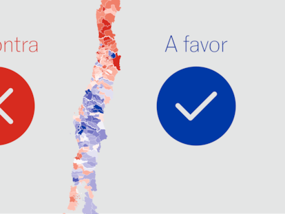 El mapa del voto al plebiscito en Chile, municipio a municipio