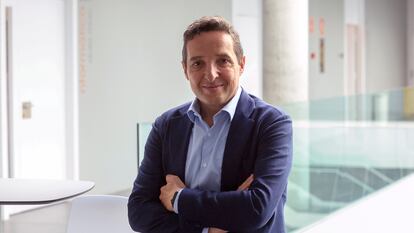 Professor Juan Manuel Corchado, photographed on April 12, before being elected the rector of the University of Salamanca.