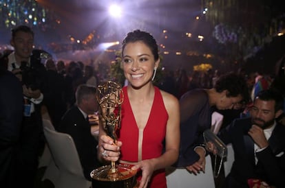 Tatiana Maslany, mejor actriz de drama por 'Orphan Black'.