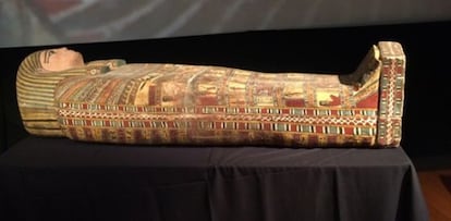 Sarcófago con más de 2.300 años, recuperado por Egipto.