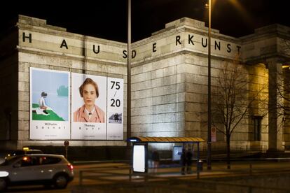 Fachada del Museo Haus del Kunst, en Múnich.