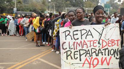 Protesters in Nairobi, Kenya, September 4, 2023