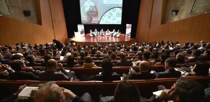 Acto de presentación de la Guía de la Innovación este martes en el Museo Guggenheim. 