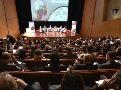 Acto de presentación de la Guía de la Innovación este martes en el Museo Guggenheim. 