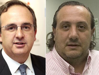 Joaquín Varela y el empresario Jorge Dorribo.
