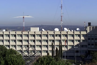 Fachada del Centro Nacional de Inteligencia (CNI), en Madrid.