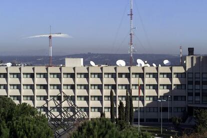 Fachada del Centro Nacional de Inteligencia (CNI), en Madrid.