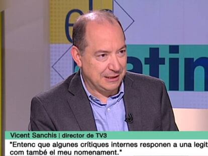 Vicent Sanchis en l&#039;entrevista.