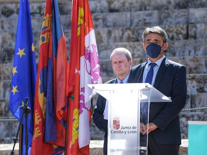 Victorino Martín, presidente de la FTL, en la presentación de las novilladas de Castilla y León.