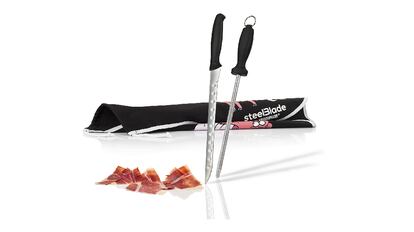 jamonero amazon, jamonero Steelblade, jamonero profesional, utensilios de cocina, jamones y jamoneros, jamoneros giratorios, soporte jamonero, los mejores jamoneros, ¿qué jamonero comprar?