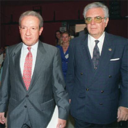 Pascual Sala (a la izquierda) y Ramón Rodríguez Arribas, en una fotografía de archivo.