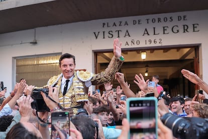 Diego Urdiales, a hombros el pasado día 22 de agosto.
