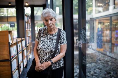 Vivian Gornick en una librería de la Universidad Autónoma de México. 