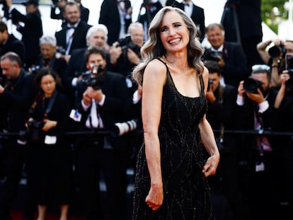 La actriz estadounidense Andie MacDowell posa 'he Old Oak', el viernes.