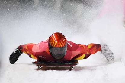 Ander Mirambell, en los Juegos de PyeongChang 2018.