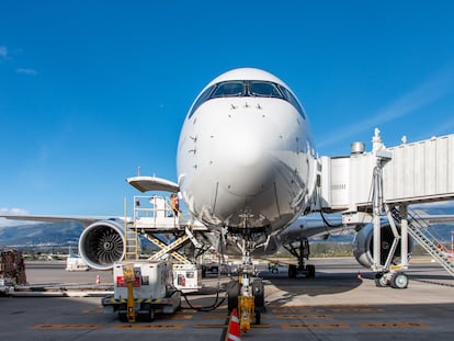 Un avión de Iberia.