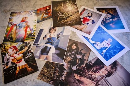 Las fotografías con algunas de caracterizaciones de Lemoine como 'cosplayer'.