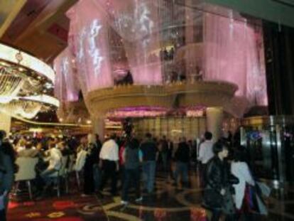 Interior del casino The Cosmopolitan.