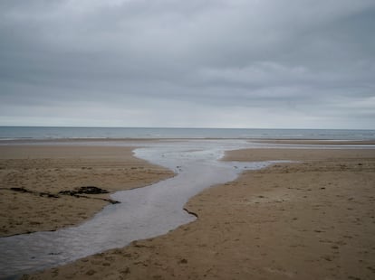 La playa conocida como Omaha Beach, en Saint-Laurent-sur-mer.