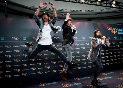 Sidonie en septiembre de 2017, en los Premios 40 Principales, en Madrid.