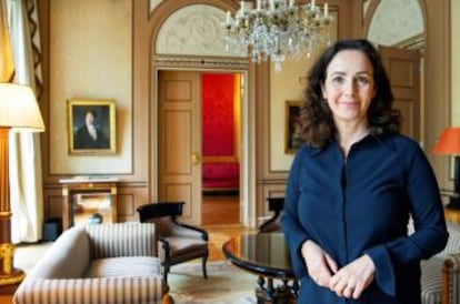 A prefeita de Amsterdã, Femke Halsema, em 26 de junho.