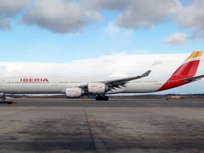 Avión de Iberia.