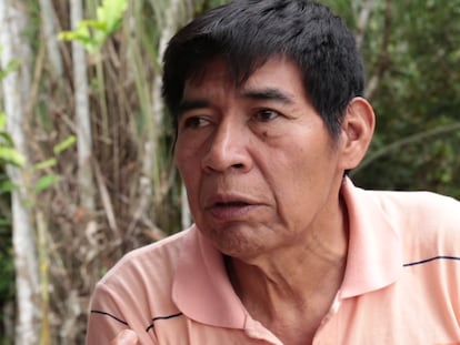 Santiago Manuin durante una entrevista realizada en julio 2016 por el Centro Takiwasi, en la ciudad de Tarapoto en la Amazonía peruana.