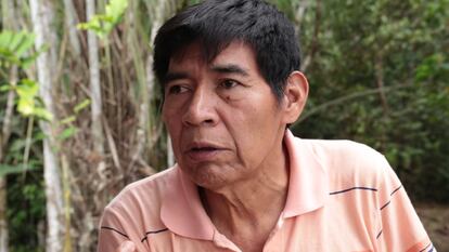 Santiago Manuin durante una entrevista realizada en julio 2016 por el Centro Takiwasi, en la ciudad de Tarapoto en la Amazonía peruana.