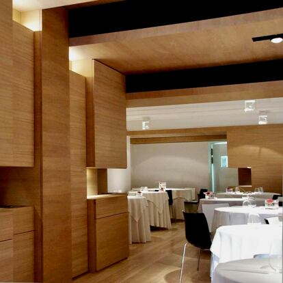Sala del restaurante Hisop, en Barcelona. Imagen proporcionada por el restaurante. 