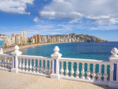 Playa de Levante, en Benidorm (Alicante).