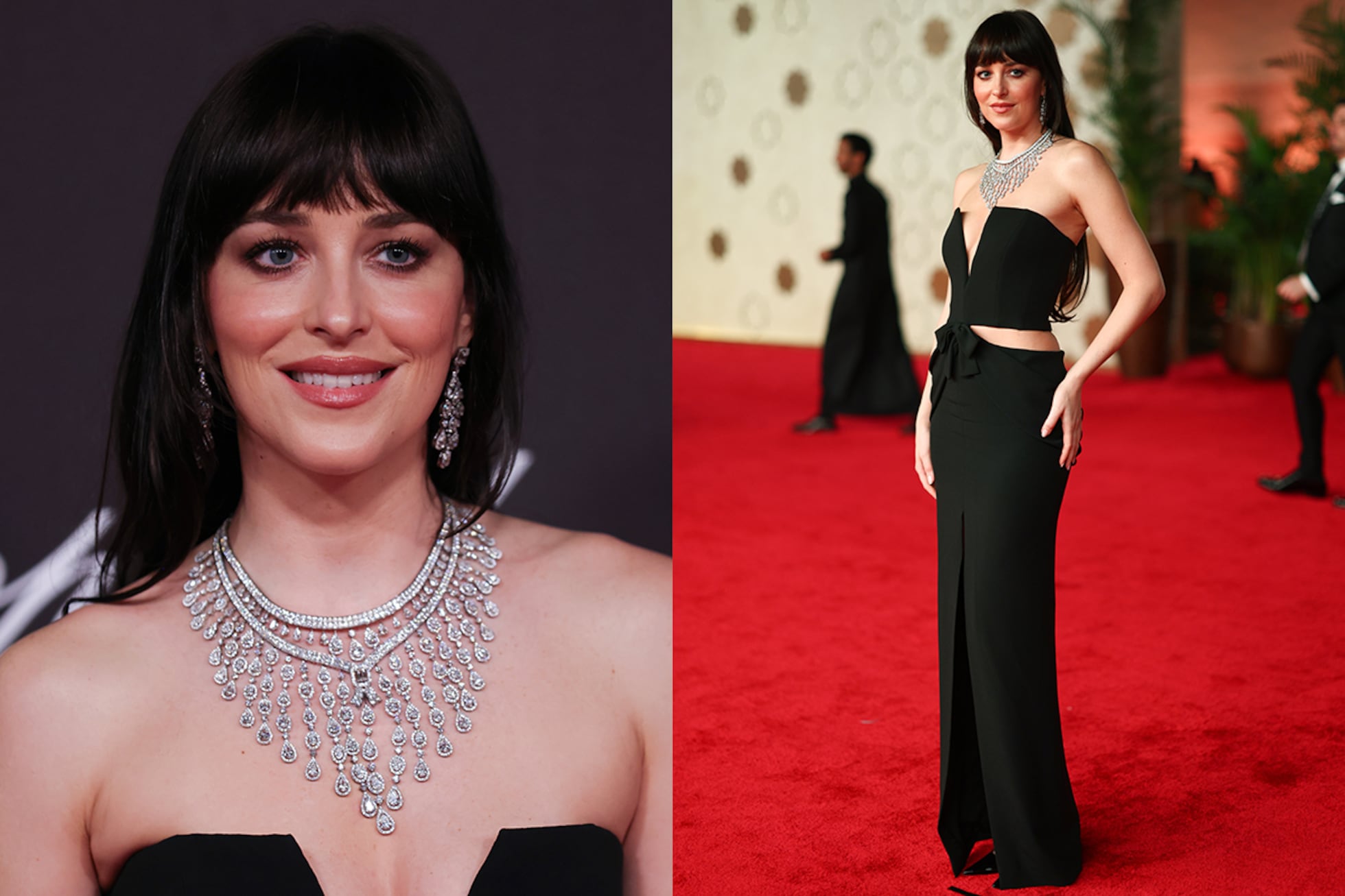 Dakota Johnson cambia el 'vestido desnudo' por una reveladora silueta 'cut  out' | Famosos | S Moda | EL PAÍS, image size:1960x1307