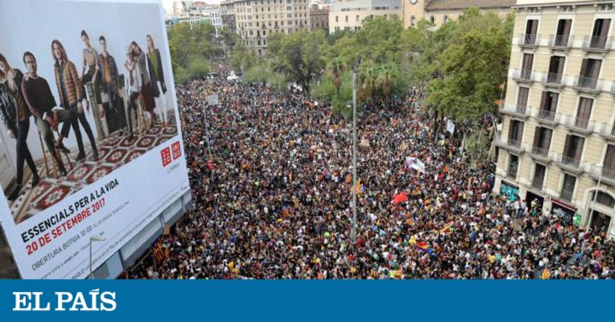 Decenas de miles de personas se manifiestan en Barcelona en contra de ...