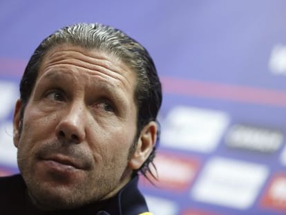 Cautious: Diego Pablo Simeone.