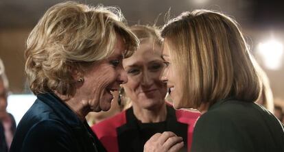 Esperanza Aguirre, Cristina Cifuentes y Dolores de Cospedal.