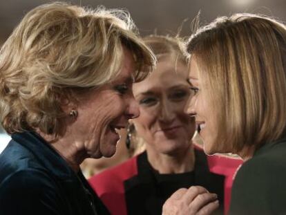 Esperanza Aguirre, Cristina Cifuentes y Dolores de Cospedal.