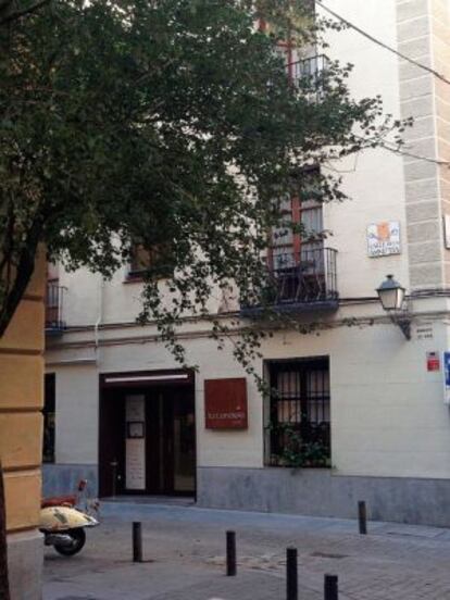 Restaurante La Candela, en el madrileño barrio de Santiago.