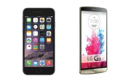 L'iPhone 6 i l'LG G3, premiats al Mobile World Congress.