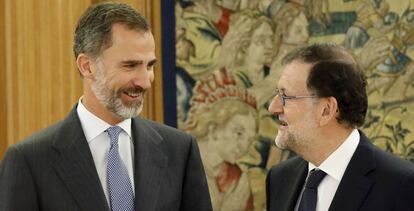 El Rei i Mariano Rajoy, aquest dimarts.