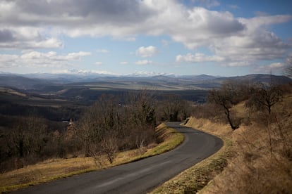 Vista del Macizo Central, metáfora de la Francia profunda.