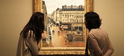 Una de las obras de la exposición de Pissarro en el Thyssen.