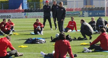Entrenamiento del Spartak de Moscú