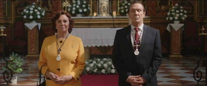 Gloria Muñoz y Juan Gea, en 'Mi querida cofradía'.