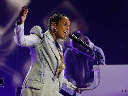 Alicia Keys, en los premios Billboard celebrados el 20 de mayo en Los Ángeles, California.