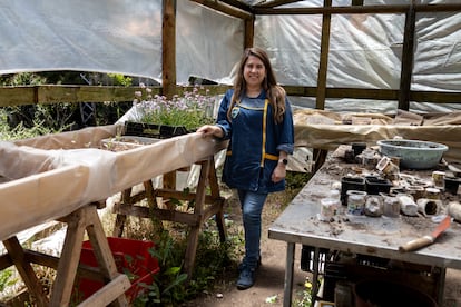 Katherinne Ramirez, profesora y encargada del area de sustentabilidad del colegio.