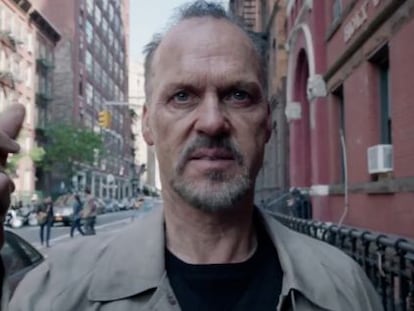 Michael Keaton, em 'Birdman'.