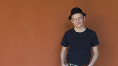 El dibujante Joe Sacco durante el Hay Festival de 2019.