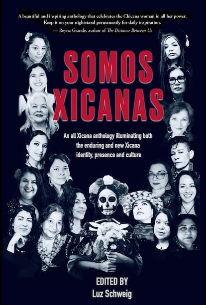 Porta del libro Somos xicanas (2024), editado por Luz Schweig, Scott Russell Duncan y Jenny Irizary.