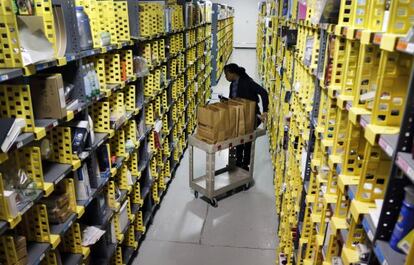 Centro de distribución de Amazon en Nueva York