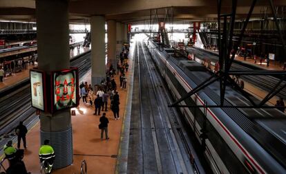 Estació d'Atocha, a Madrid.