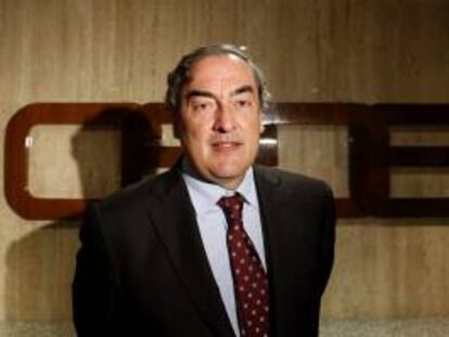 El presidente de la CEOE, Juan Rosell. EFE/Archivo